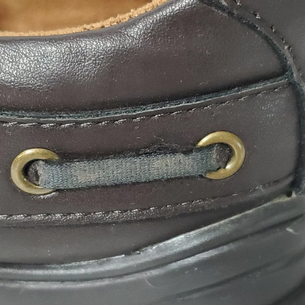 Childrens Place Brown Loafers Hook and Loop Shoes Boys Size 4